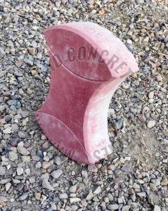 60mm Red Damru Concrete Paver Blocks