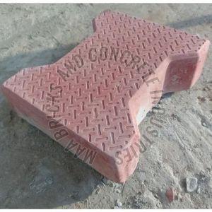 60mm Red Dumble Cement Paver Blocks