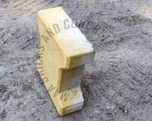 60mm Yellow Concrete Dumble Paver Blocks