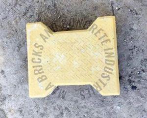 60mm Yellow Concrete Dumble Paver Blocks