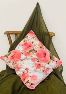 Printed Duck Floral Pattern Cushion Cover