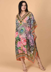 Printed Ladies Georgette Kaftan