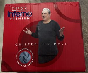 Mens Lux Inferno Premium Quilted Thermals Wear