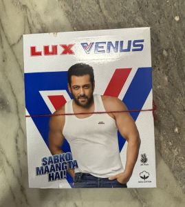 Mens Lux Venus 100% Cotton Vest