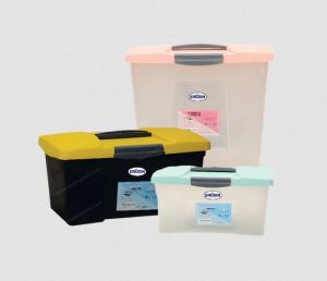 Plastic Storage Boxes With Handle