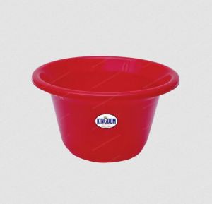 Red Plastic Bathroom Tub