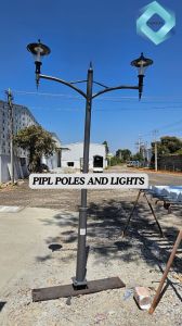 LED Cast Iron Lamp Post For Garden