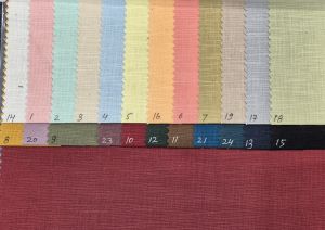 Linen Plain Cotton Shirting Fabric