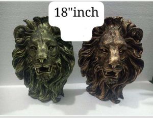 18 Inch Lion Fact Showpiece Statue