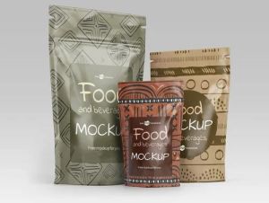 Printed Stand Up Window Food Packaging Pouch