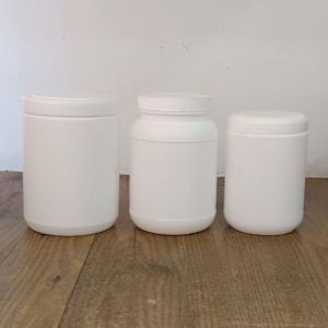 Plastic Round Jars