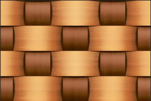 200x300mm Woven Basketweave Decor Ceramic Tile