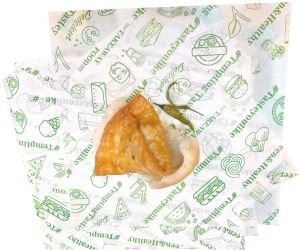 120GSM Food Grade Ink Printed One Side Coated Butter Paper