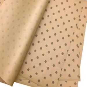 90 GSM Printed One Side Coated Brown Hawana Paper