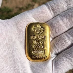 Pure Gold Bullion Bar