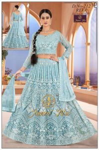 Designer Soft Georgette Net Wedding Lehenga