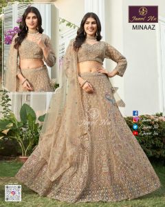 Luxury Soft Gorgette Net Heavy Work Lehenga