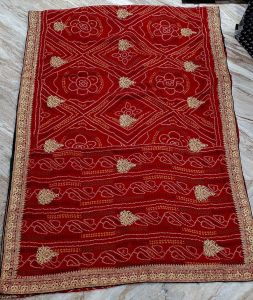 Rajasthani Gotta Patti Work Chunri Saree