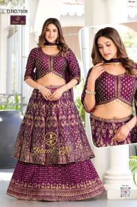 Royal Embroidered Georgette Lehanga Choli