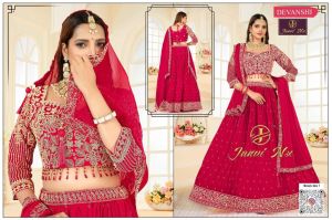 Soft Georgette Heavy Embroidery Lehenga