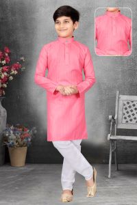 Kids Lurex Kurta Set