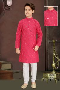 Kids Mirror Kurta Set