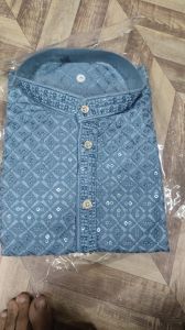 Mens Chicken Emboridery Kurta