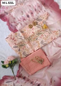 Women\'S Heavy Party Wear Handwork Kurti Pant Set