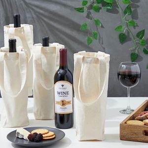 Wine Bottle Cotton Bag