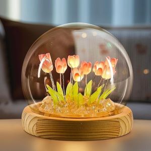 Romantic Tulip Flower Night Light