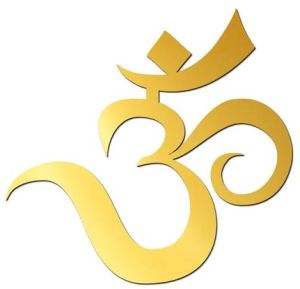 Om Golden Acrylic Cutout For Resin Art