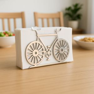 Bicycle Design Stainless Steel Napkin Holder