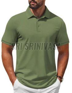 Mens Polo Neck T Shirt