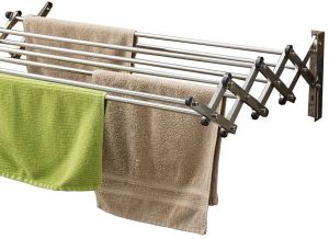 24 Inch Foldable Wall Mounted Cloth Drying Stand