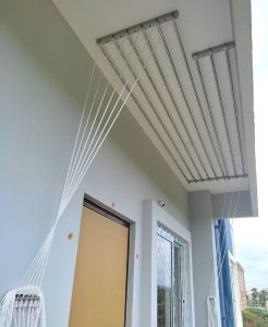 7 Feet Stainless Steel Ceiling Cloth Drying Stand