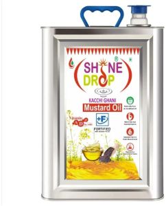 15L Shine Drop Kacchi Ghani Mustard Oil
