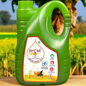 2L Shine Drop Kacchi Ghani Mustard Oil
