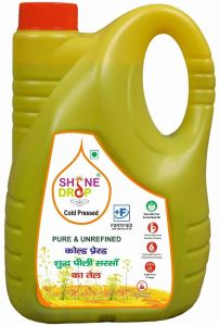 5L Shine Drop Cold Pressed Yellow Mustard Oil