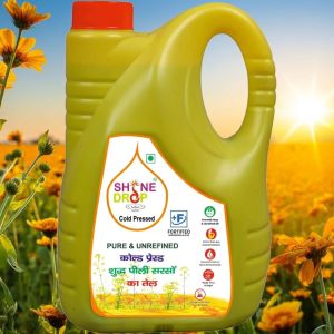 5L Shine Drop Cold Pressed Yellow Mustard Oil