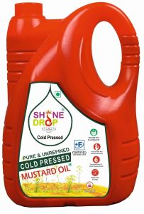 5L Shine Drop Cold Pressed Mustard Oil