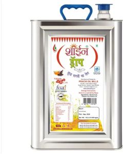 15L Shine Drop Cold Pressed Mustard Oil