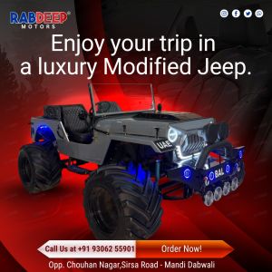 Modified Jeep from Rabdeep Motors