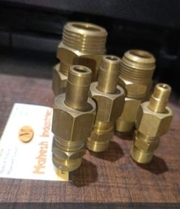 Oxygen Brass Male Connectors