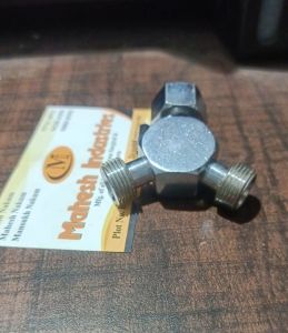 Stainless Steel Twin BPC Y Connector