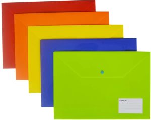 Multi Color Button File Folder