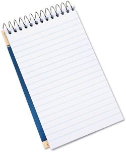 Spiral Writing Notepad