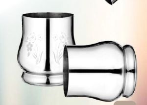 Stainless Steel Orchid Glass