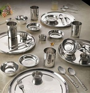 Stainless Steel Dinner Set