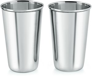 Stainless Steel Ice Plain Glass