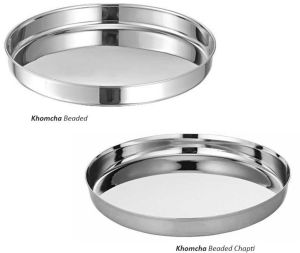 Stainless Steel Rounc Khomcha Plate